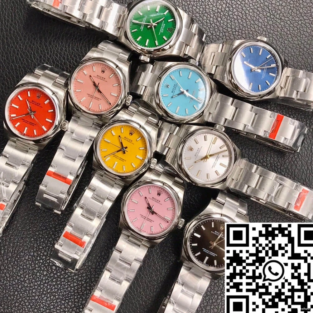 Dial EW Turquoise Blue Perpetual 31MM Rolex Factory M277200-0007 Oyster 1113